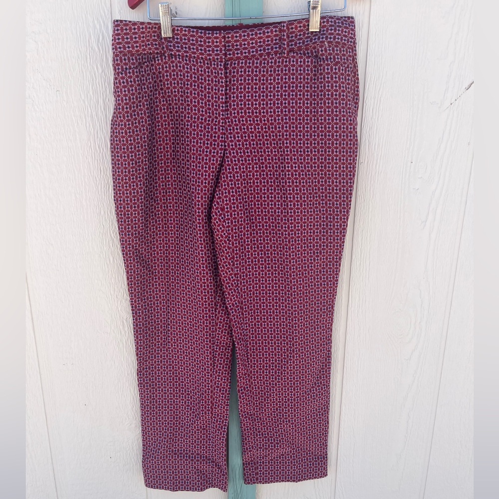 The Limited Geometric Ankle Work Pants – Size 6 Regular